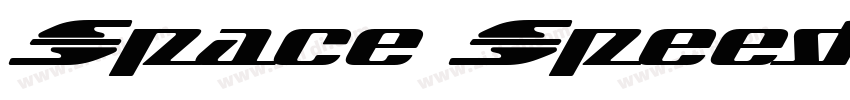 Space Speed Font字体转换
